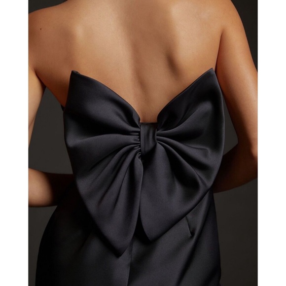 nwt: anthropologie hutch slim bow back midi dress - Picture 3 of 9